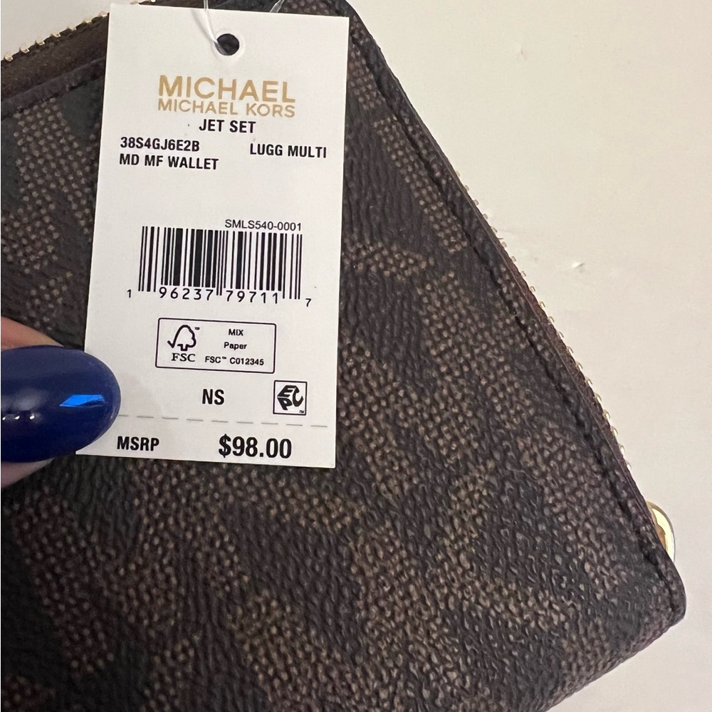 Michael Kors Two-Tone Women’s Wallet in Brown - Picture 8 of 16